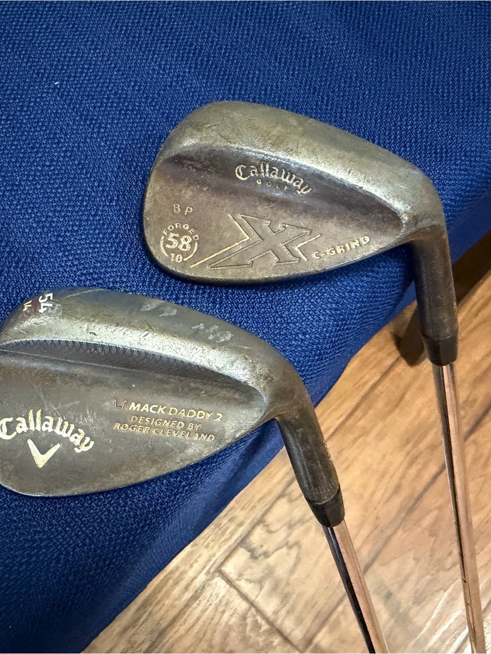 Callaway wedge set 54 & 58 degree Callaway Mack daddy 2 raw